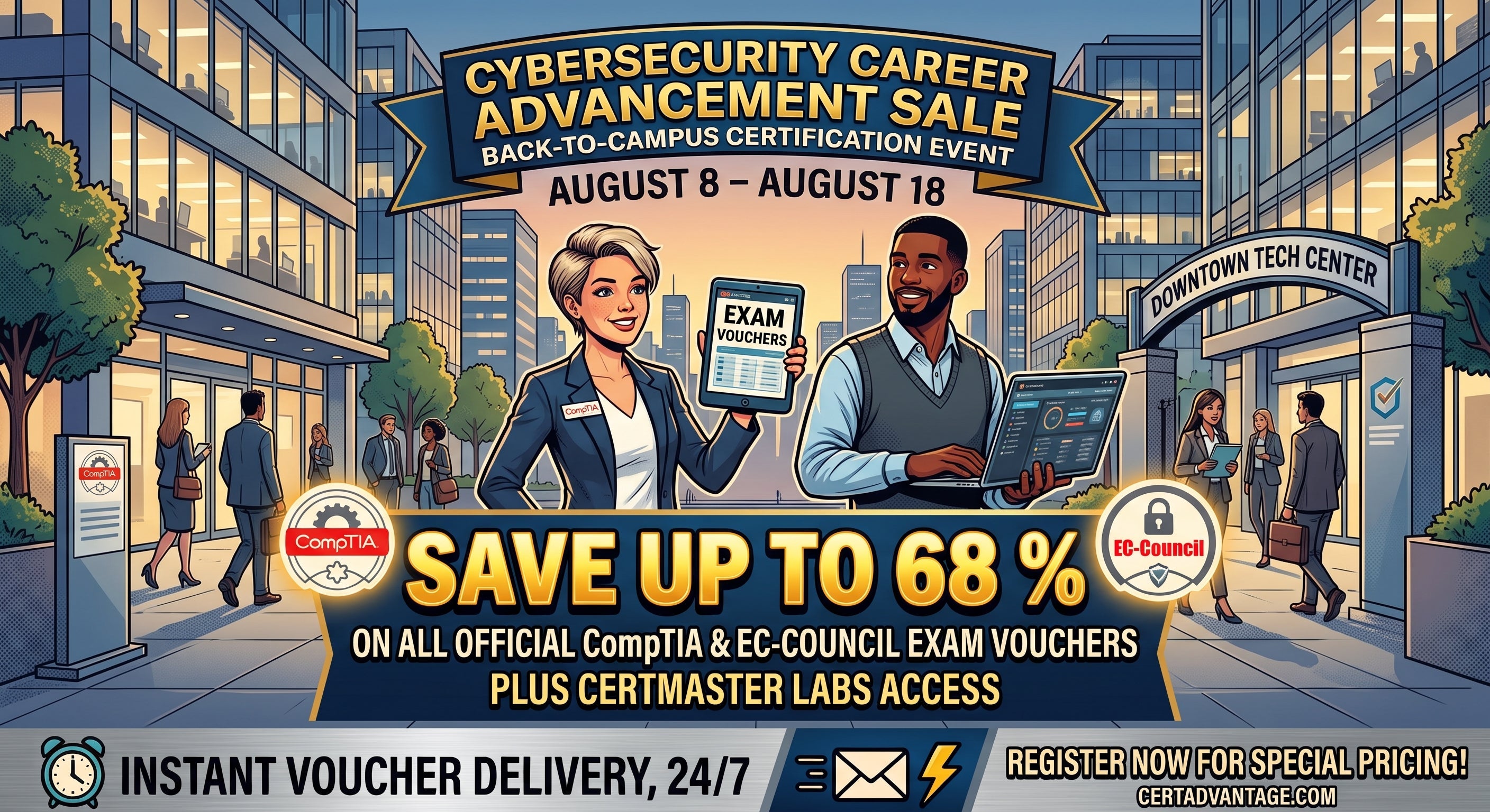 CompTIA Certs Up to 86% Off: The Back-to-School Sale Price List (Aug 8–18)