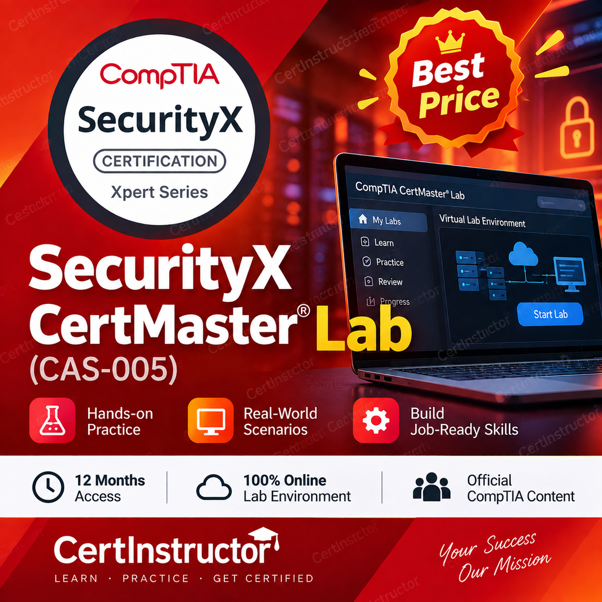 CertMaster Labs für CompTIA SecurityX (CAS-005)